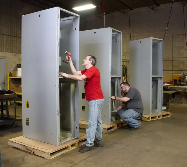 production on custom sheet metal enclosure